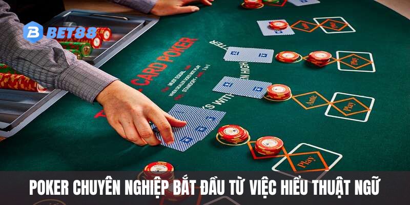 Poker chuyên nghiệp bắt đầu từ việc hiểu thuật ngữ